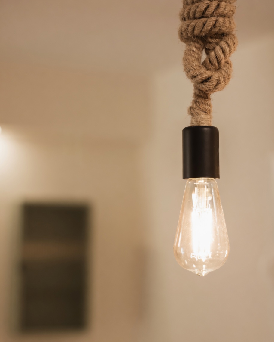 Lámpara detalle · Apartamento Arena