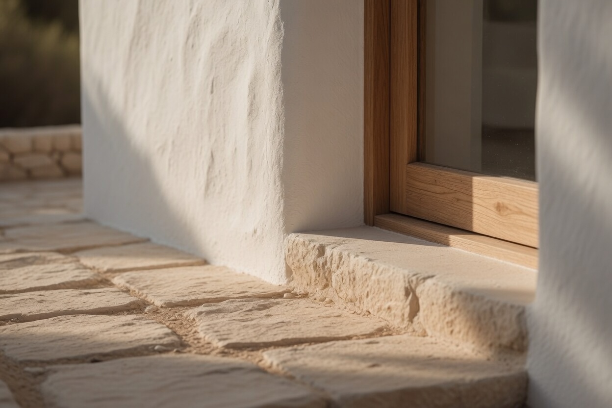 Exterior detalle · Casa Ibicenca