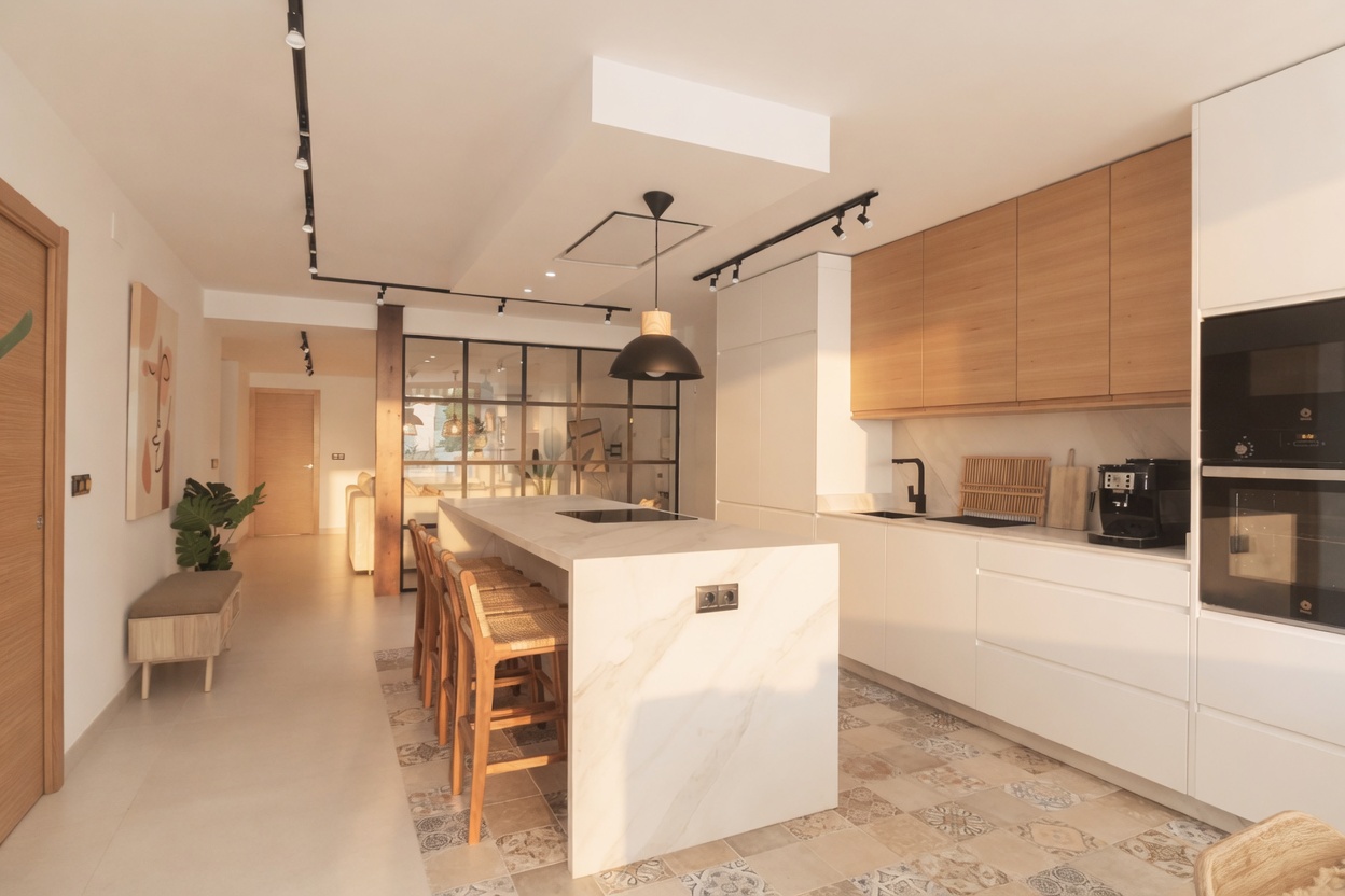 Cocina-salón · Piso Bajondillo