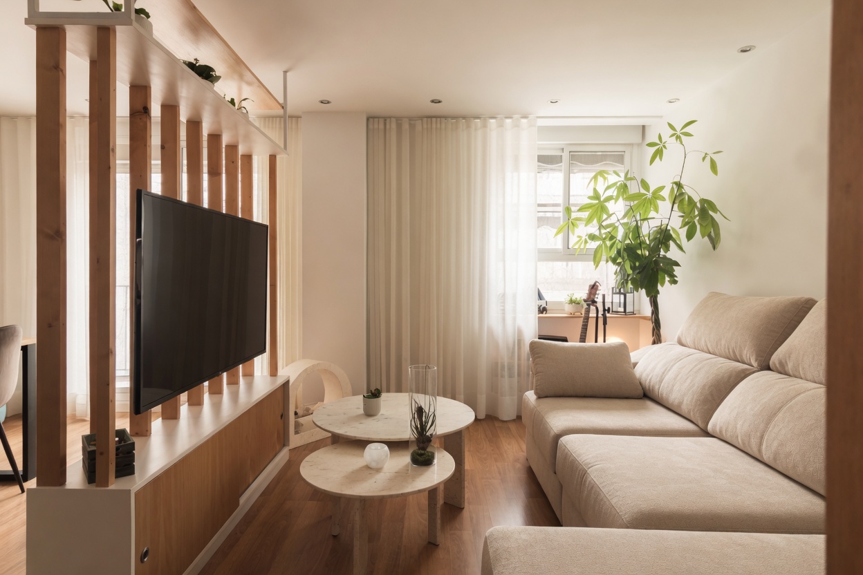 Salón · Piso Creme